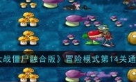 《植物大战僵尸融合版》冒险模式第14关通关攻略